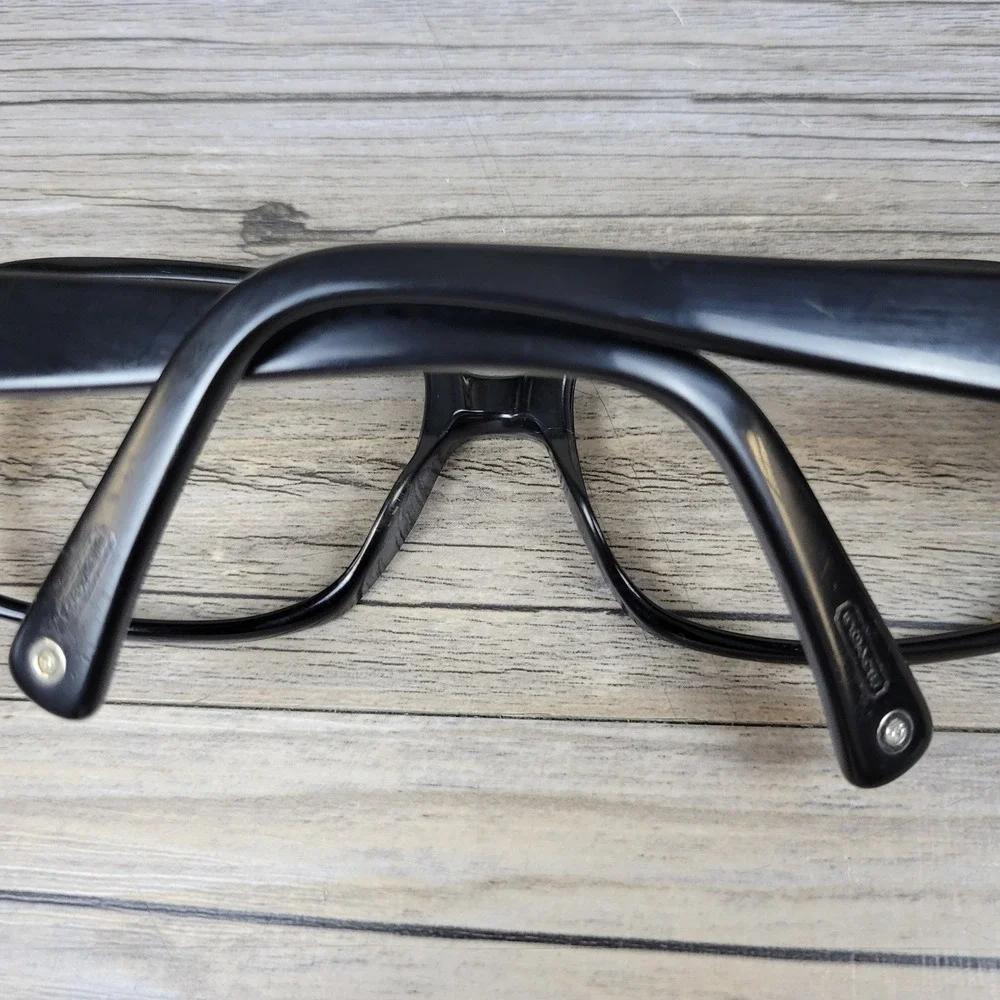 Coach Eyeglass Frames S436 Eva Black Signature Rhinestone Flower Women 53-16-135
